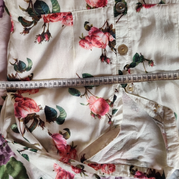 Floral maxi dress with asymmetrical hem Size 12 - Picture 11 of 13